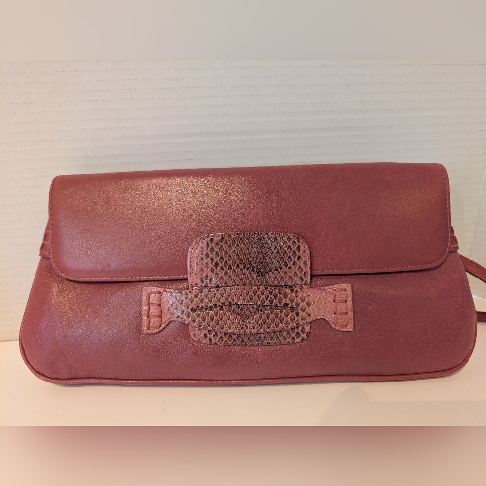 Naturalizer Rose Pink Leather Shoulder Bag‎